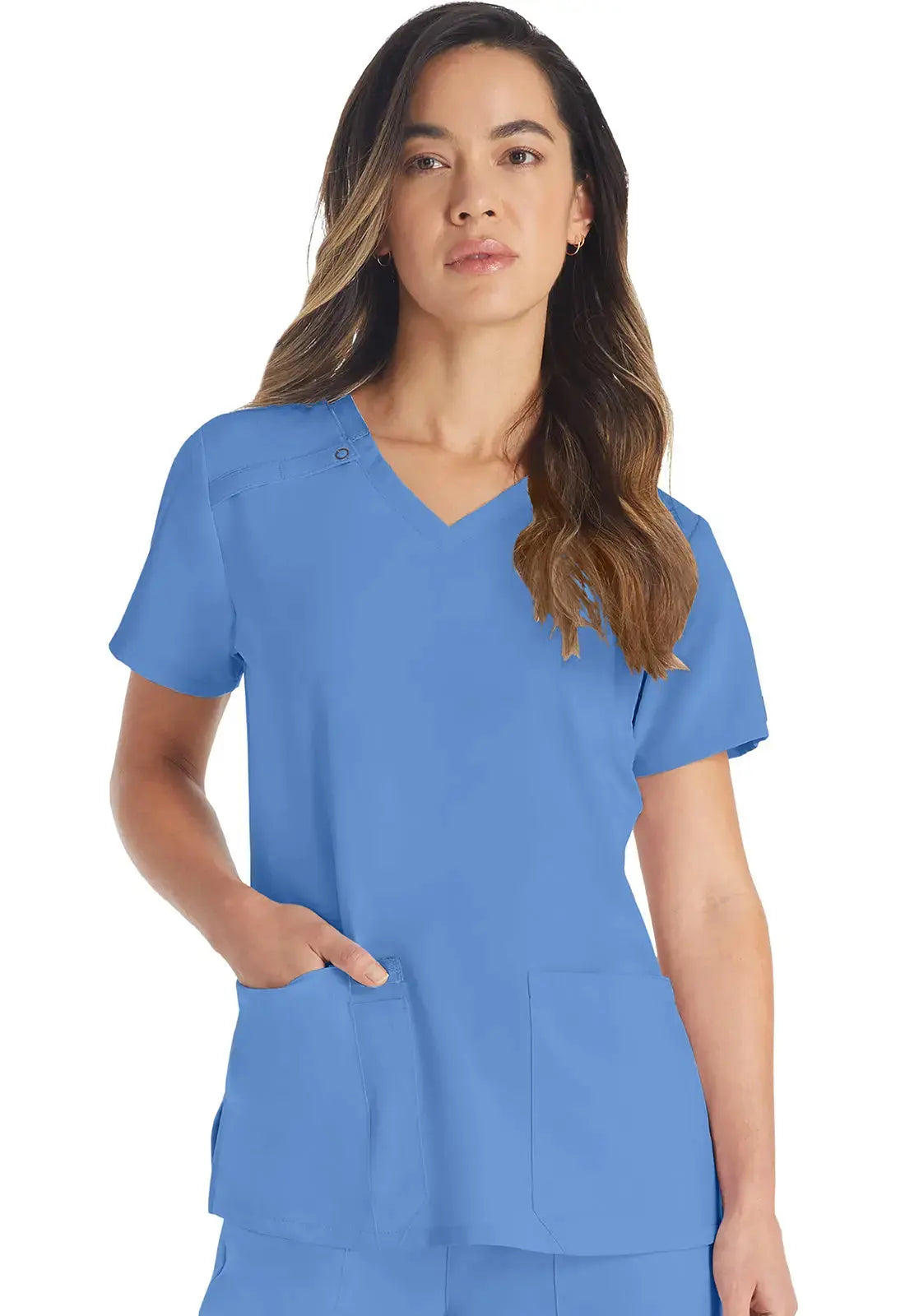 Dickies EDS Essentials Women's V-Neck Scrub Top DK615 Simply Scrubs Australia